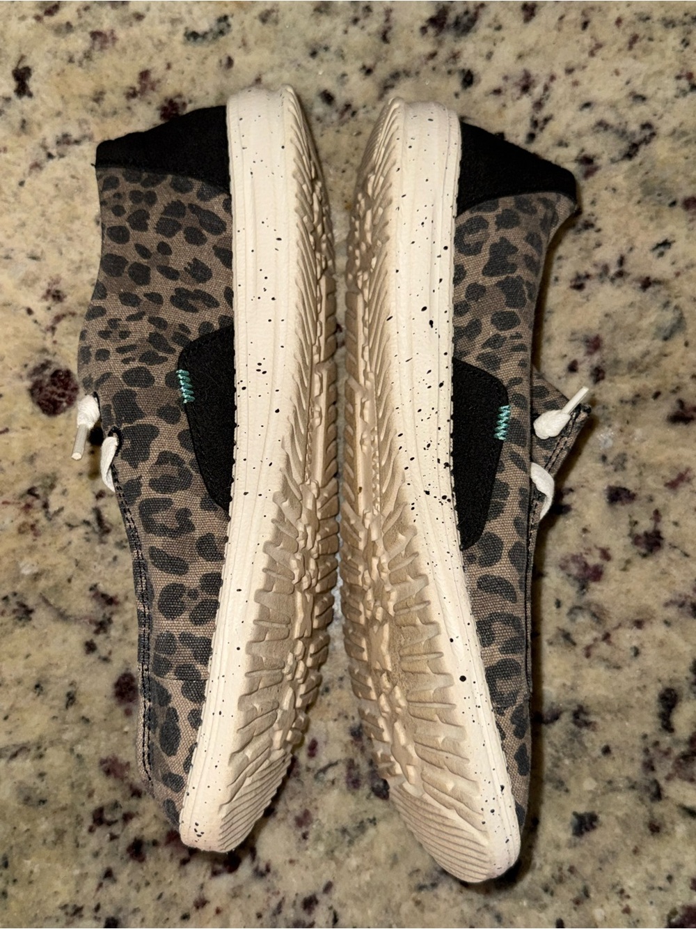 Hey Dude Wendy Jungle Brown Leopard Print Slip On Shoes Women’s Size 8 EU 39 - Picture 6 of 8